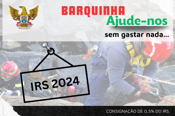 IRS 2024 | Ajude os bombeiros sem gastar um cêntimo