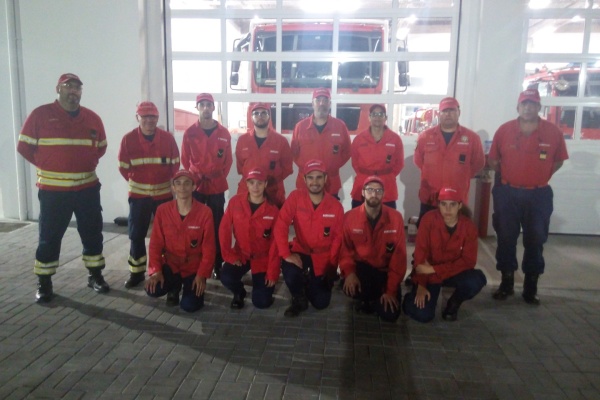 Final da Recruta de Bombeiros e inicio de Estágio