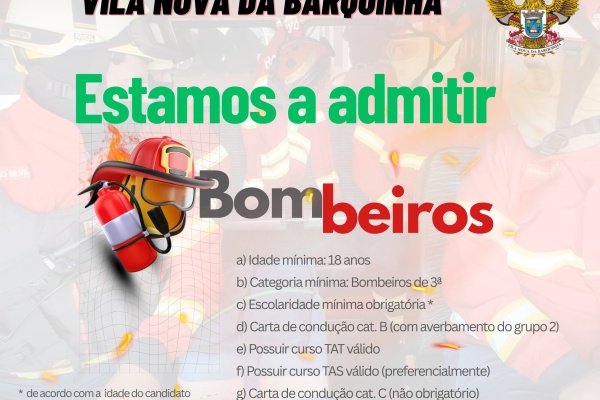Estamos a admitir