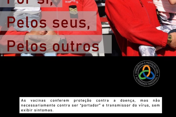 Mesmo vacinado, proteja-se!