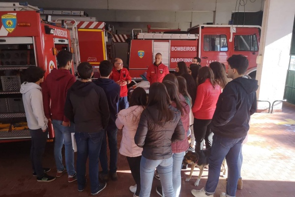 Bombeiros apoiam atividades do Agrupamento de Escolas