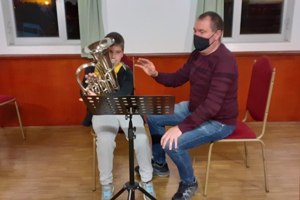 Banda de Música reinicia aulas e ensaios