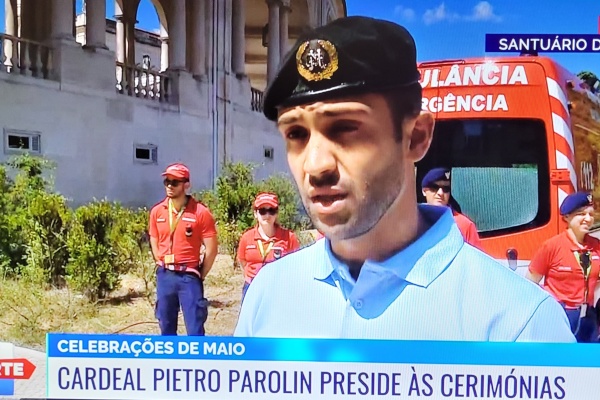 Bombeiros Voluntários da Barquinha integram dispositivo da Proteção Civil em Fátima