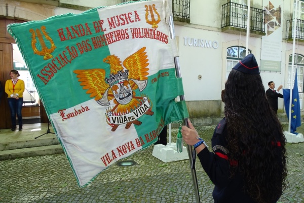 Banda de Música nas comemorações do 25 de Abril