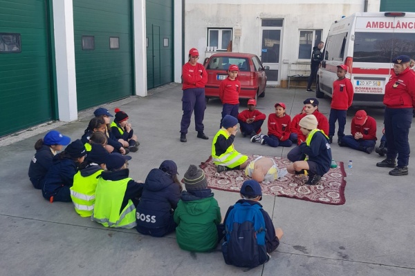 Visita dos escuteiros de Lisboa