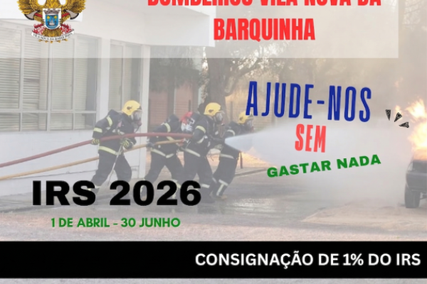 IRS 2026 | Ajude os bombeiros sem gastar um cêntimo