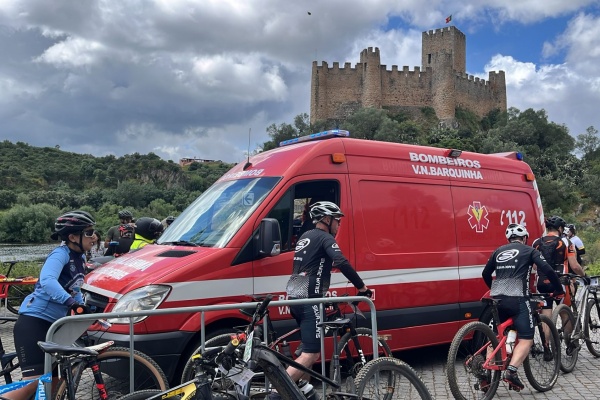 Bombeiros apoiam a 15ª prova de BTT 