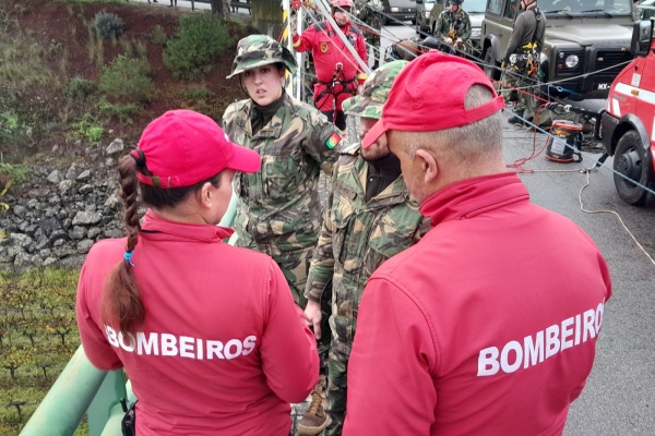 Corporação participou em exercício 