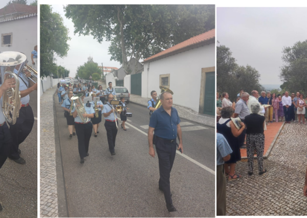 ATALAIA CELEBRA A PADROEIRA AO SOM DA BANDA DOS BOMBEIROS