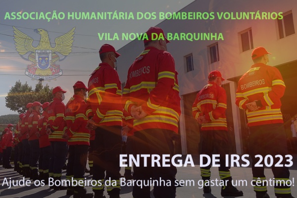 IRS 2023 | Ajude os bombeiros sem gastar um cêntimo