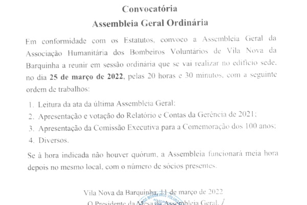 Assembleia Geral de sócios