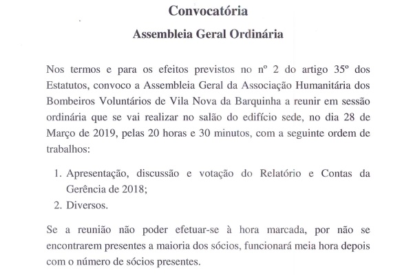 Assembleia Geral de Sócios
