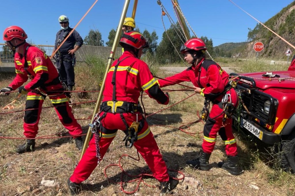 Bombeiros da Barquinha com o curso de grande ângulo