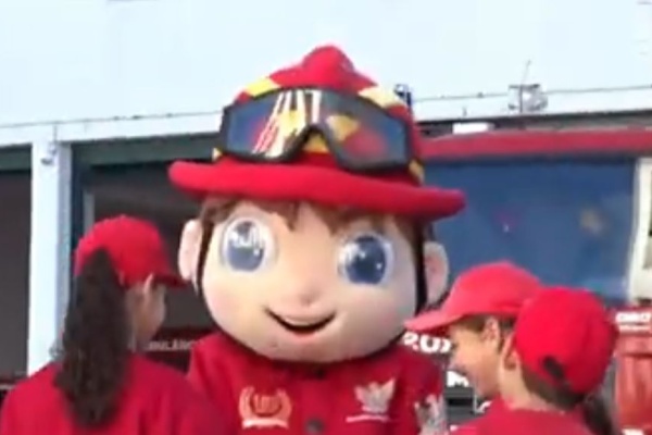 Apresentamos a Mascote dos Bombeiros