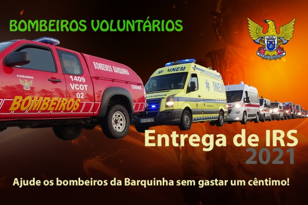 IRS 2021 | Ajude os bombeiros sem gastar um cêntimo