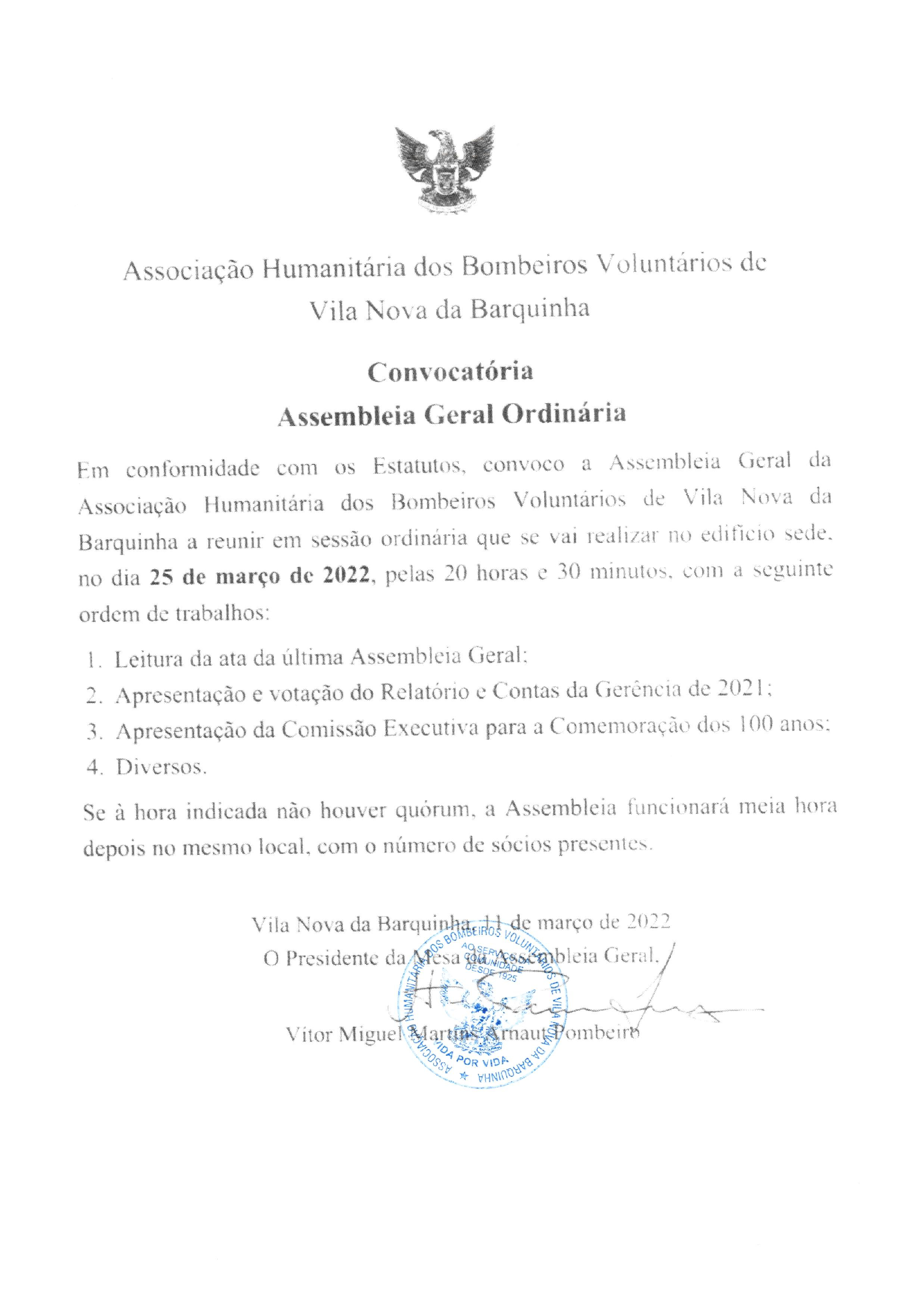 Convocatória